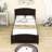Twin Size Wood Platform Bed with Two Drawers-240155800