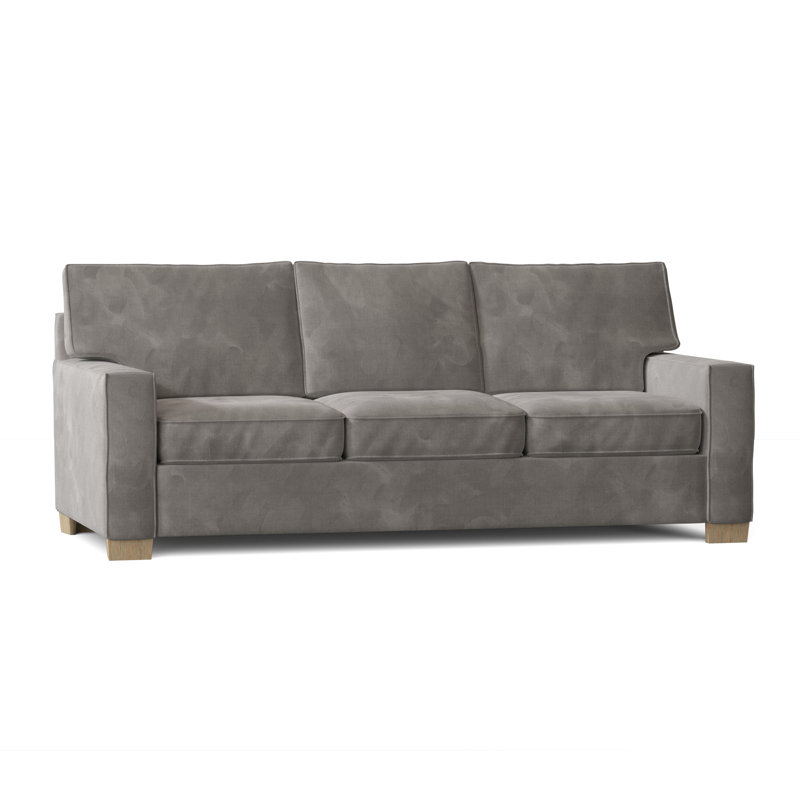 Fullerton Upholstered 85'' Sofa, Lena Lapis, Standard, Natural