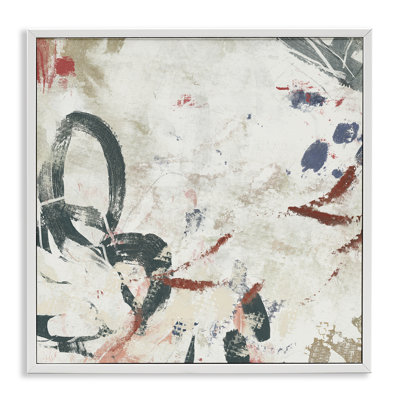 Neutral Washi Abstract Framed Giclee, design by June Erica Vess