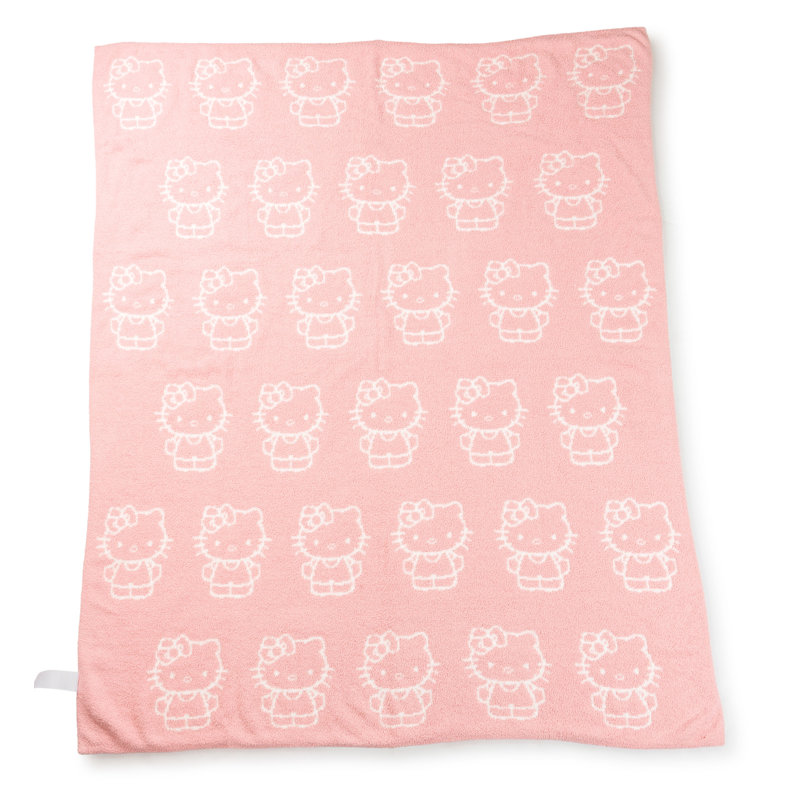 Hello Kitty, tricot de plumes 50 po x 60 po Jeté