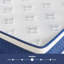 Matelas hybride bleu moyen 12 po dans une boîte - Support respirant et isolement du mouvement-895004400-886216892