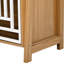 Pet - Bibliothèque avec structure inclinée, armoire géométrique blanche, trois tablettes ouvertes, rangement pour articles supplémentaires