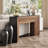 62.99" W Geometric Pedestal Console Table-481157190