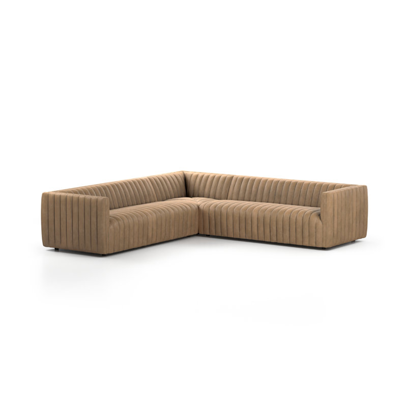Augustine Sectional, Palermo Drift Top Grain Leather
