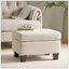 Banc rembourré en tissu Camaiya