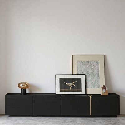 Creative Black TV Stand