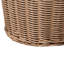 Panier de rangement Lom avec poignées, panier en osier tressé noyer brun, 16 po