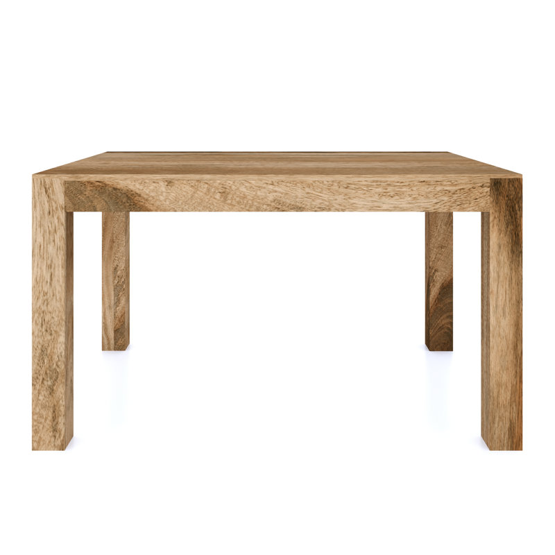 Cube Mango Solid Wood Dining Table, H76 x L135 x W90cm