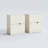 Modern 2-Drawer Nightstand with Cutout Handle，Set of 2-229998127