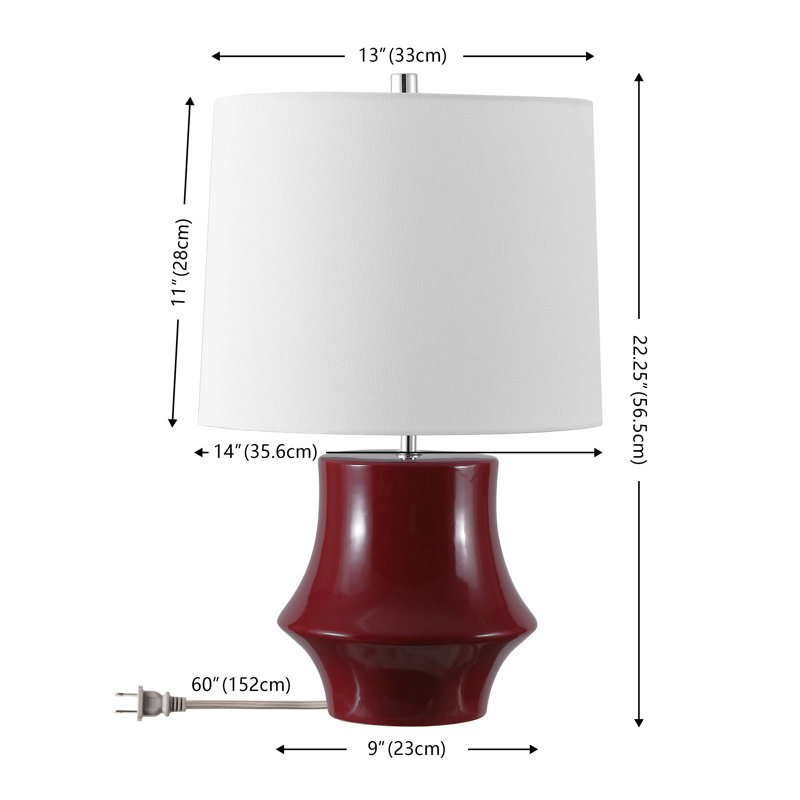 Ryder 22 Inch Ceramic Table Lamp