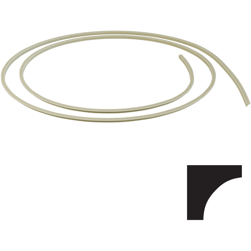 Moulure de crique flexible, 0,5" H x 144" L x 0,5" D