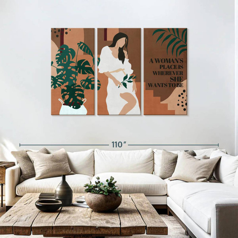 Khyia A Place de la femme II, H 48 po x l 74 po