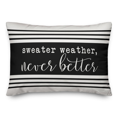  Coussin Sweat Weather Never Better
