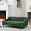 Canapé-lit surélevé durable et confortable avec accoudoirs irréguliers modernes, idéal pour la détente des chiens de taille moyenne et grande-1199118303-1199118308