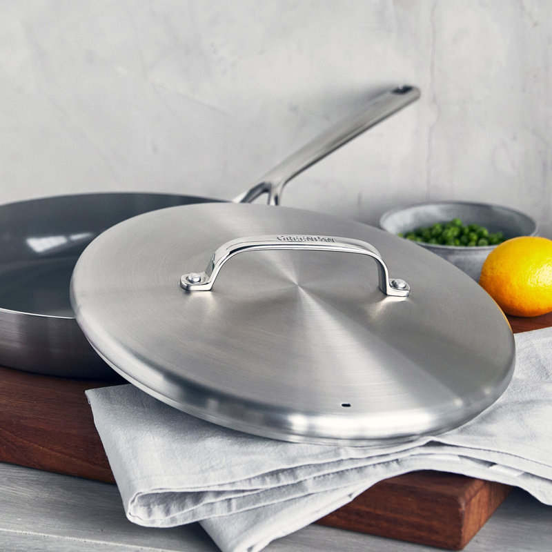 GreenPan GP5 Stainless Steel Healthy Ceramic Nonstick 12" Fry Pan