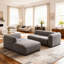 Canapé modulaire Boneless Cloud dans deux boîtes, canapé modulaire compressé avec assise profonde-1299141212