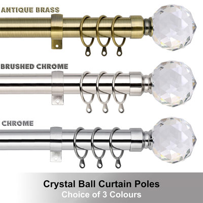 Adjustable Single Curtain Pole