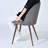 Hudhaifa 18" Width Fabric Solid Back Side Chair for Living Room, Dining Room, Coffee shop-33042238-55856468