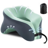 Travel Pillow For Airplanes With 360 Head Support,Memory Foam 2-In-1 Neck Pillow Airplane,Travel Neck Pillow With Storage Bag,Adjustable Clasp