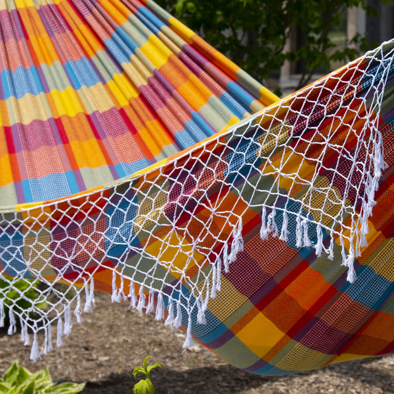 Will Double Hammock, Yellow/Blue/Pink