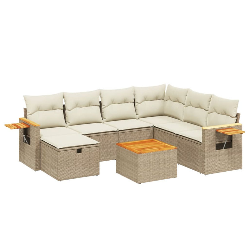 Ensemble de canapé de jardin Vidaxl