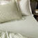 Sigita Mélange Striped 100% Cotton Standard Fitted Sheet