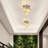 3 - Light Glamorous Crystal Flush Mount Ceiling Light  With Iron & Glass-1176001575