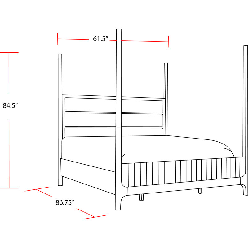 Pula Poster Bed, Queen