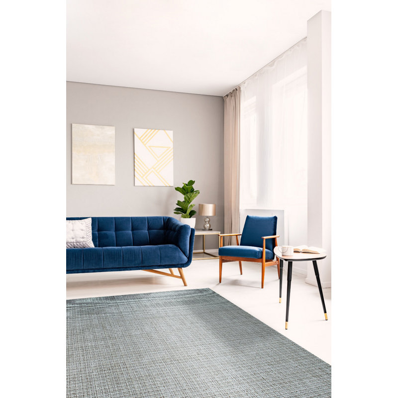 Contemporary White Handmade Bamboo Modern Hand-Knotted Bamboo Silk Area Rug, Rectangle 9' x 12'