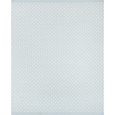 Langdon Wool Geometric Area Rug in Blue