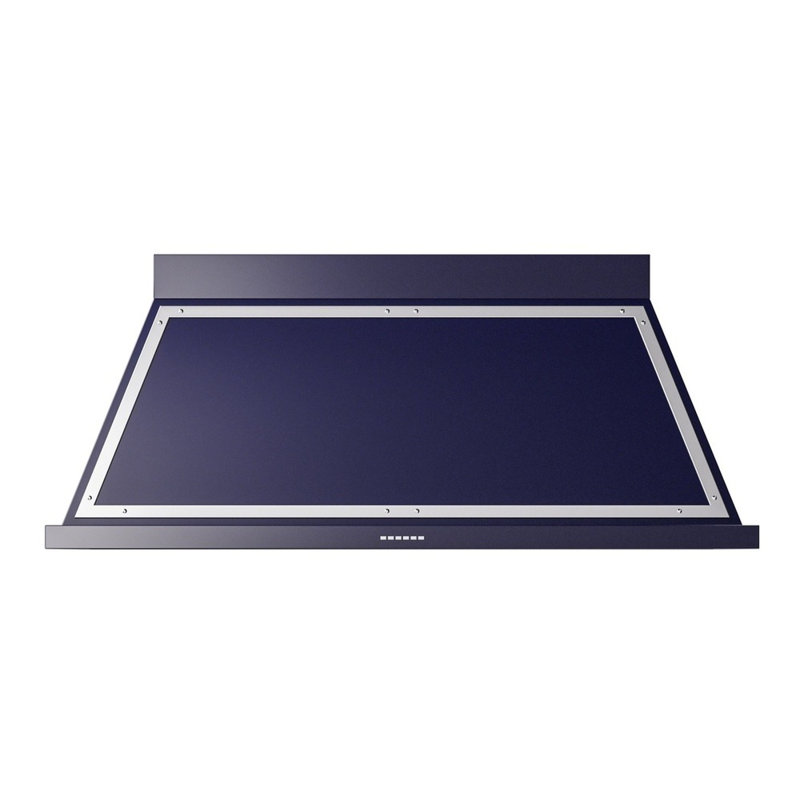 ILVE Nostalgie II Noblesse 60 in Range Hood, Midnight Blue/Chrome