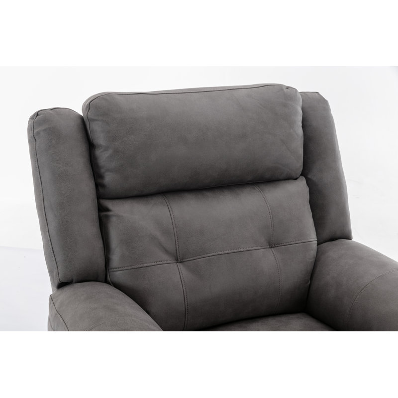Bonachea 96cm Wide Standard Recliner, Dark Grey