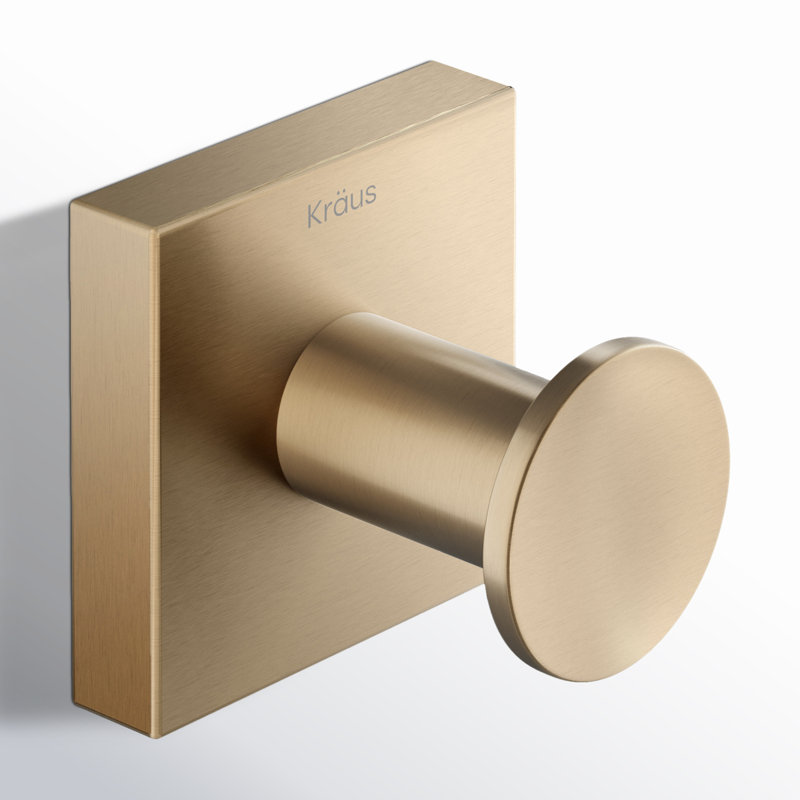 Ventus Wall Mounted Towel Hook, Gold