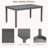 6-Piece Kitchen Dining Set with Rectangular Table, 4 Upholstered Chairs and Bench