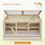 Très grande cage à hamster en bois, cage à gerbille et autres petits animaux, abri de hamster avec toit ouvrant-119747643