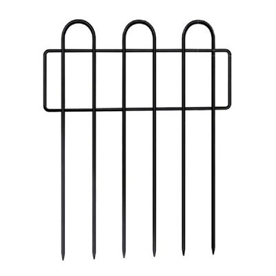 10 PC 12 pouces * 16,5 pouces clôture de jardin en métal à l'épreuve de la rouille