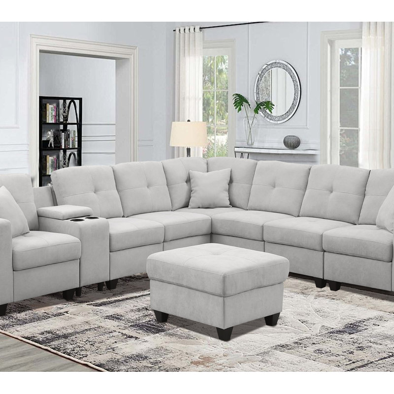 Sectional Sofa, LIGHTGREY