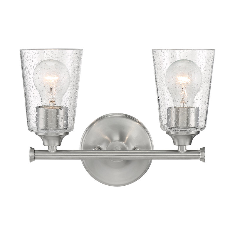 Weccacoe 2 - Light Dimmable Vanity Light, Brushed Nickel