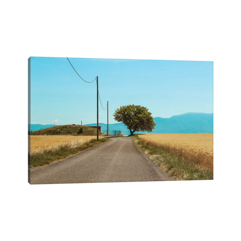 France Provence Valensole Composition I by Alexandre Venancio - Wrapped Canvas Print, 20.32 cm H x 30.48 cm W