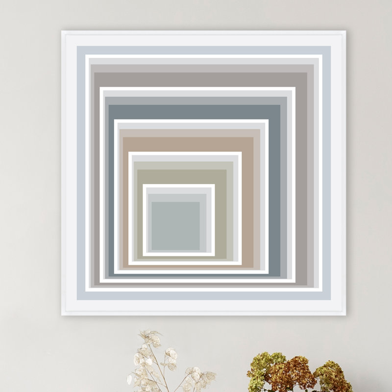"Lost in My Mind I" par Sonia Noir - cadre flottant, impression sur toile