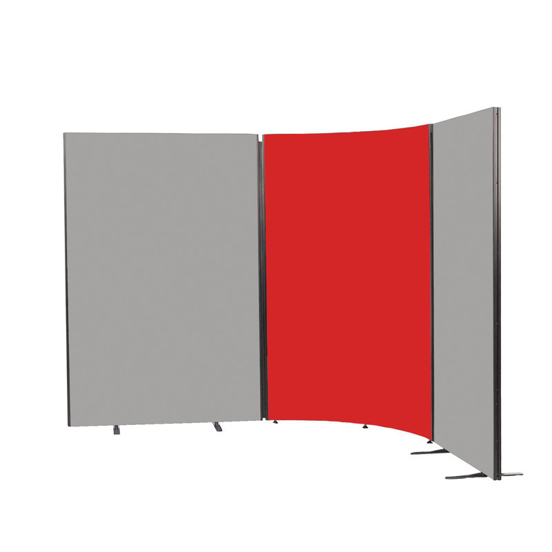 Wood Partition, Scarlet, 122.5cm H x 180cm W x 3cm D