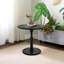 Table d'appoint ronde moderne en bois avec pieds en bois massif-694472342