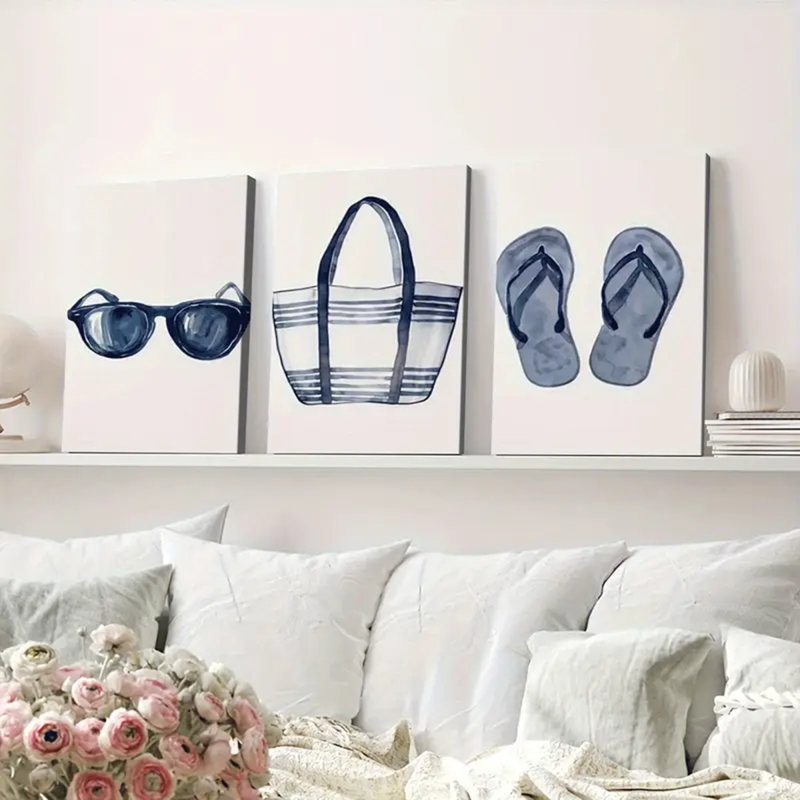 3 Piece Wrapped Canvas Painting