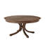 NoDa Round Mahogany Wood Dining Table