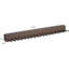 Support à cravates en bois et en métal à 20 crochets - Organisateur mural peu encombrant pour attaches et accessoires 14,4 "x 1,5"