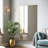 59"*35"Aluminum alloy fine-edged right-angle rectangular gold full-length mirror
