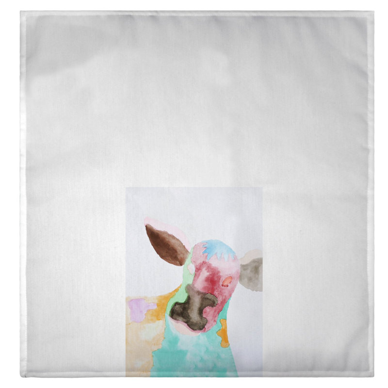 Peach Floral Guest Towel