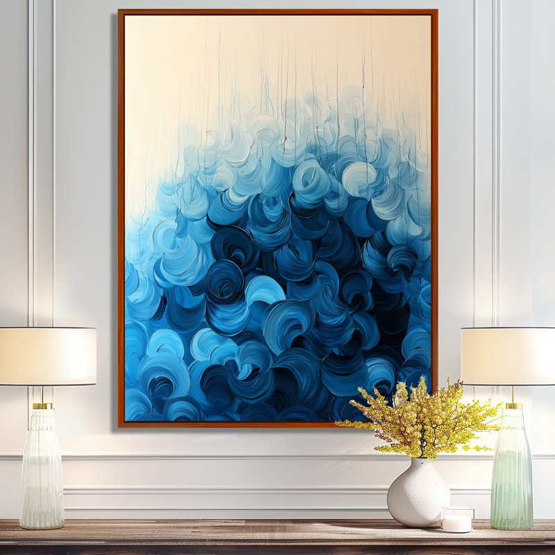 Palmerston - Abstract Wall Art Prints, H 40 po x l 30 po, Brun, Reproduction encadrée sans passe-partout