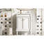Meuble-lavabo 24 po avec lavabo supérieur, meuble de rangement moderne à 2 niveaux, meuble-lavabo simple, grandes tablettes de rangement-488402959