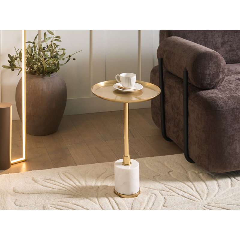 Pedestal End Table
